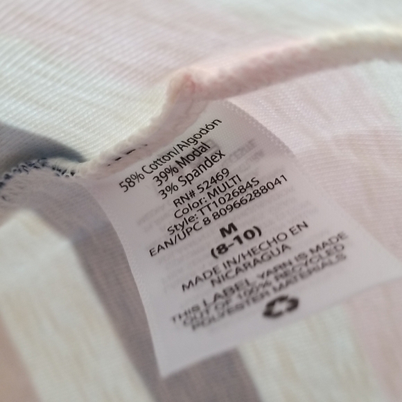 Time And Tru Women's Stripe Shirt - Picture 7 of 10